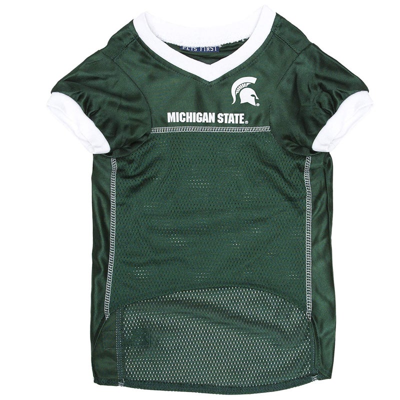 Pets First NCAA College Michigan State Spartans Mesh Jersey for DOGS & CATS, X-Small.Licensed Dog Jersey with your Favorite Football/Basketball College Team - Image 5